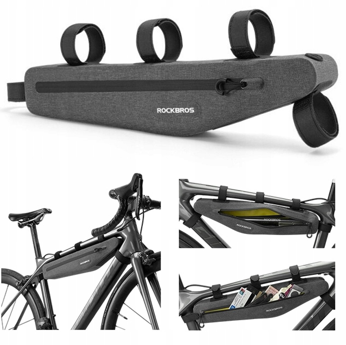 Rockbros AS-052 Fietstas Onder Frame - Waterdicht 1.5L