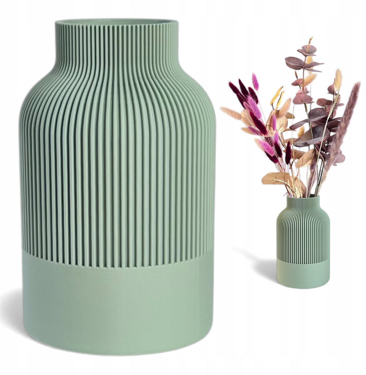 Onbreekbare vaas 17,5 cm Reseda Groen - Stijlvolle woondecoratie