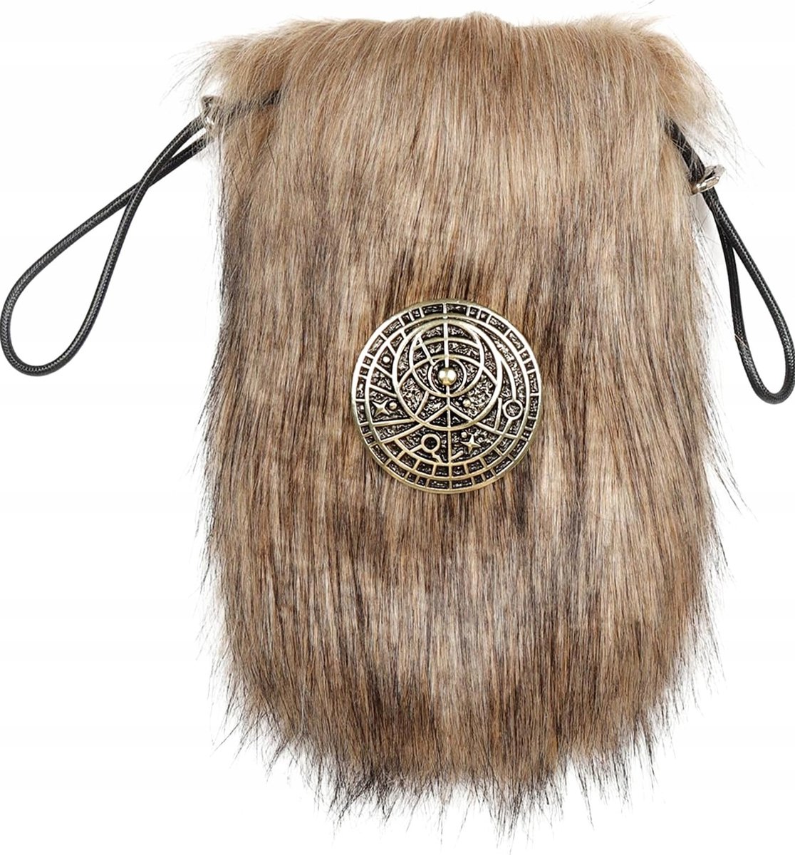 Dailygoods - Viking Bont tas - Buideltas voor middeleeuwse accessoires - Uniseks