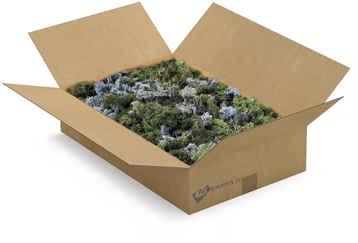 Moswens ECO mos - 1,5 KG - Doos L - Mix Glaciem 0,30 m²