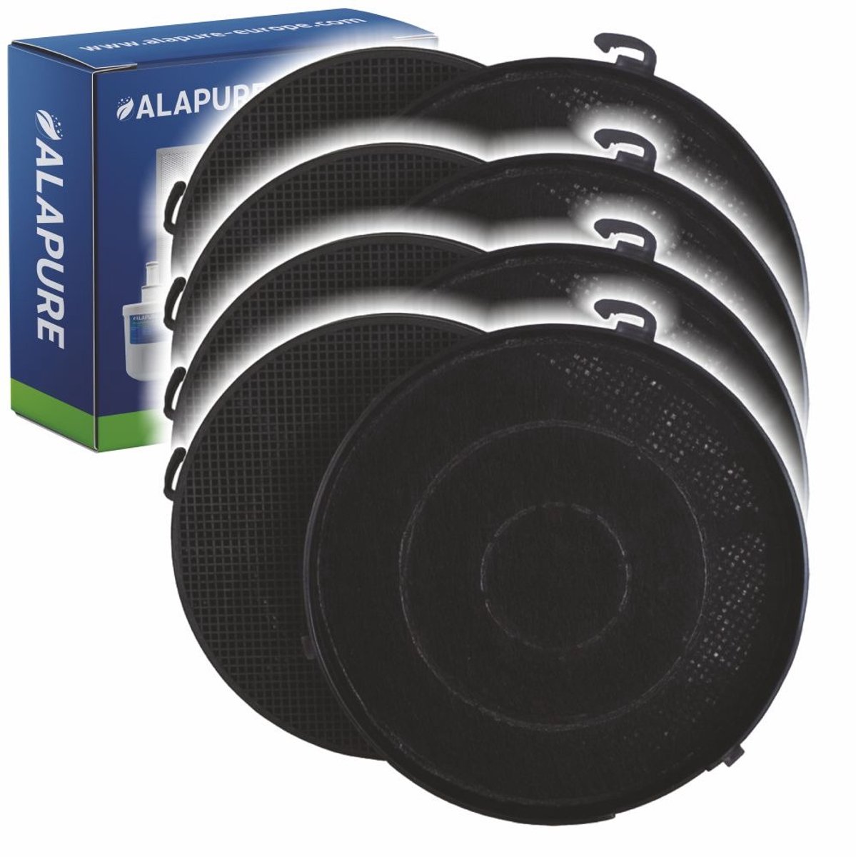 4x Koolstoffilter voor Airlux CR2000 (2-pack)