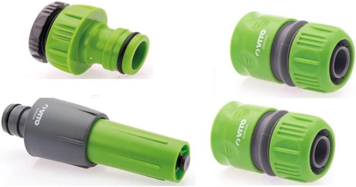 Tuinslang - Water Slang - Tuin Besproeien - Gevlochten Polyester - 50 Meter - Groen – foto 3