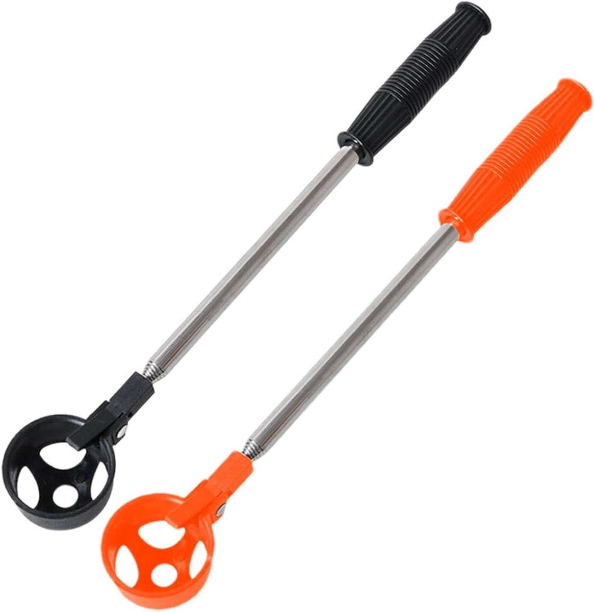 Golfbal Retriever Tool - Ballenvanger Golf - Golfballen Oppakken - Telescopisch Ontwerp - 195 cm - Zwart