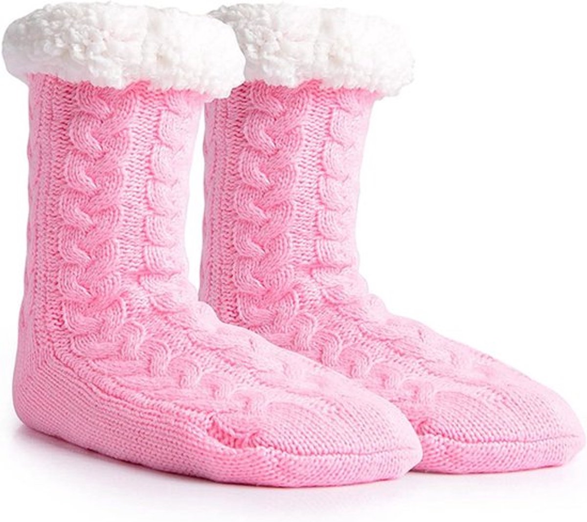 Pluche Sokken voor Vrouwen - Warme en Ademende Winter Thuissokken met Antislip
