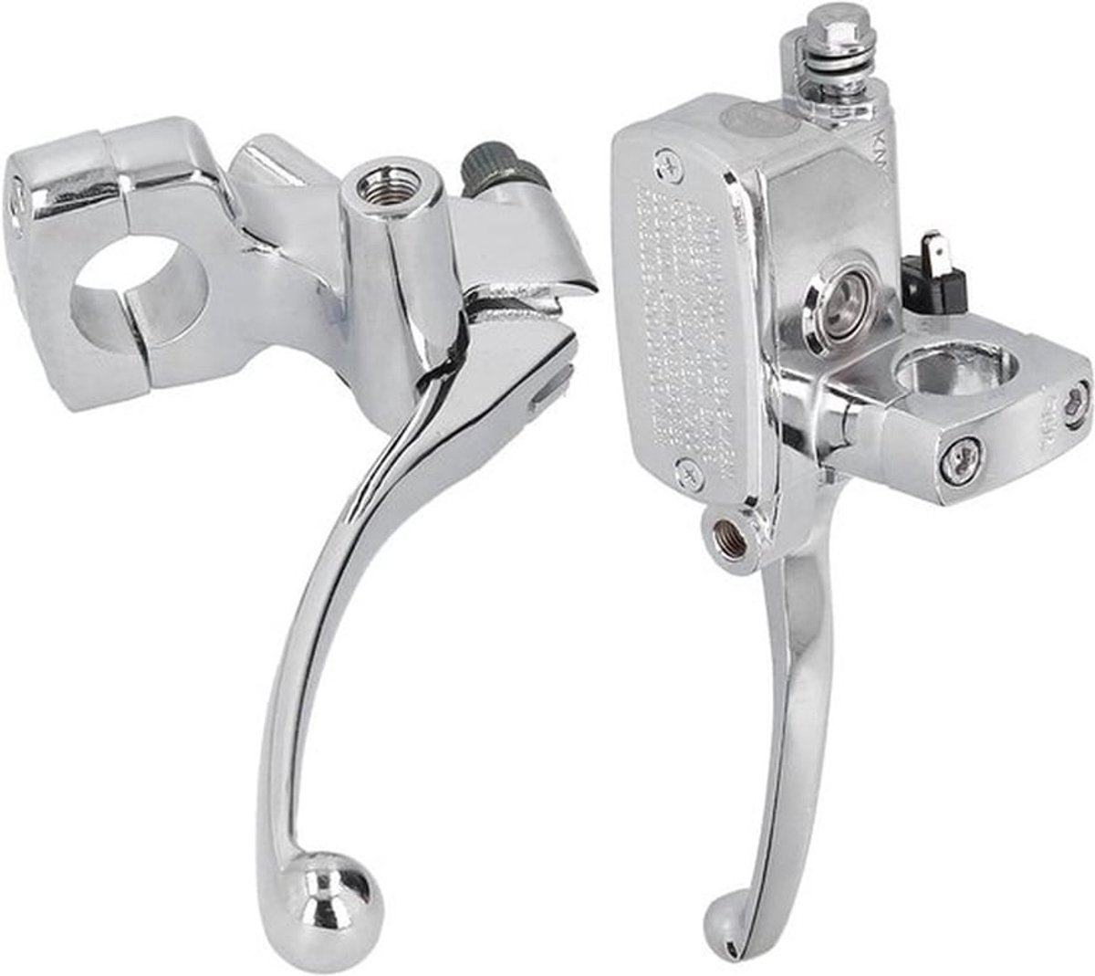 Set van 2 Aluminium Rem- en Koppelinghefbomen voor Motorfietsen - Universele Accessoires voor Verbeterde Controle en Comfort