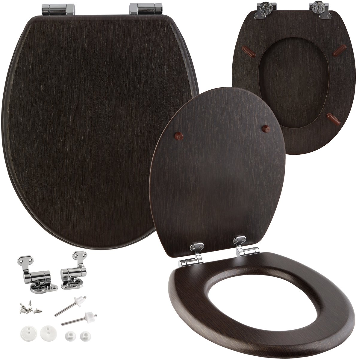 Diamond Line AWD - WC Bril - Softclose - MDF - Houtlook Wenge