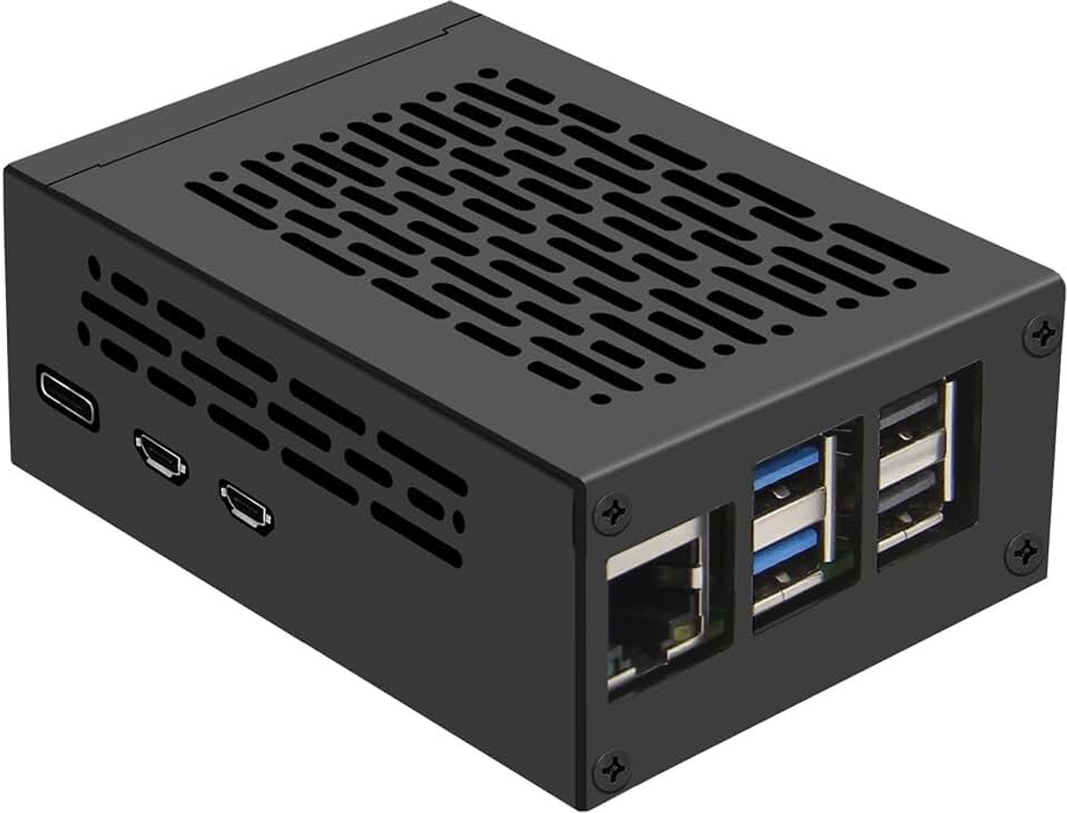 Case for Raspberry Pi 5 & X1005 / X1002 PCIe to M2 NVMe SSD Base | Support Active Cooler