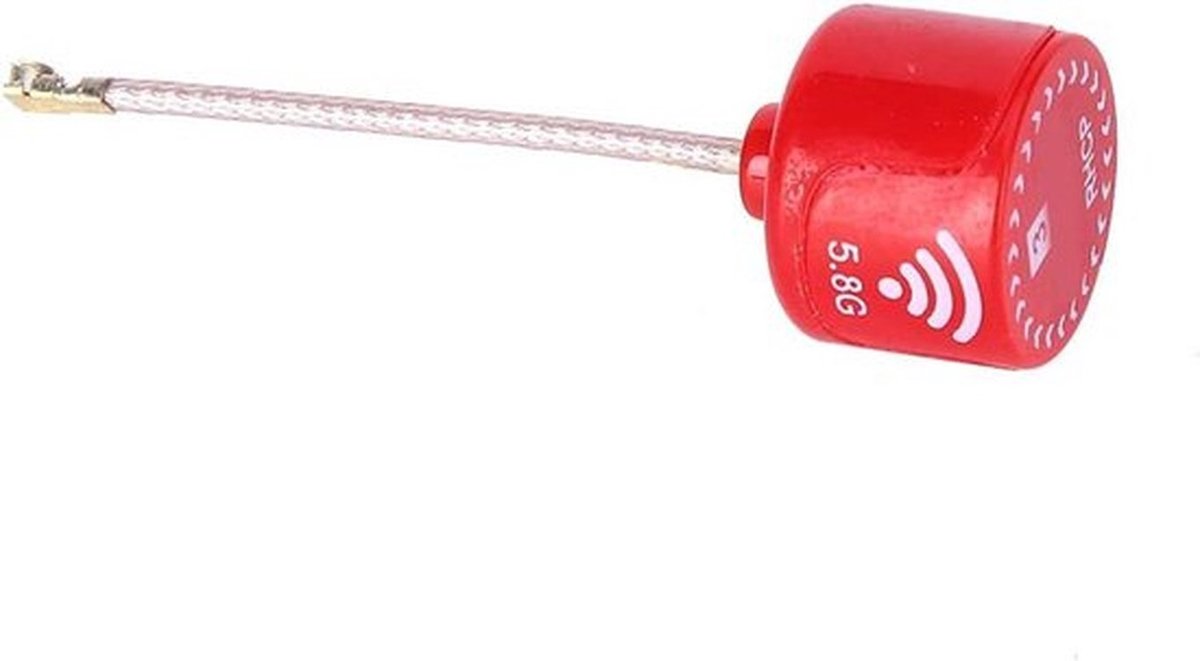 - FPV antenne - 5,8 GHz - LHCP - 3dBi - High gain - RC-antenne - Geschikt voor Racing Drone - ABS - FPV Model - Reserveonderdelen