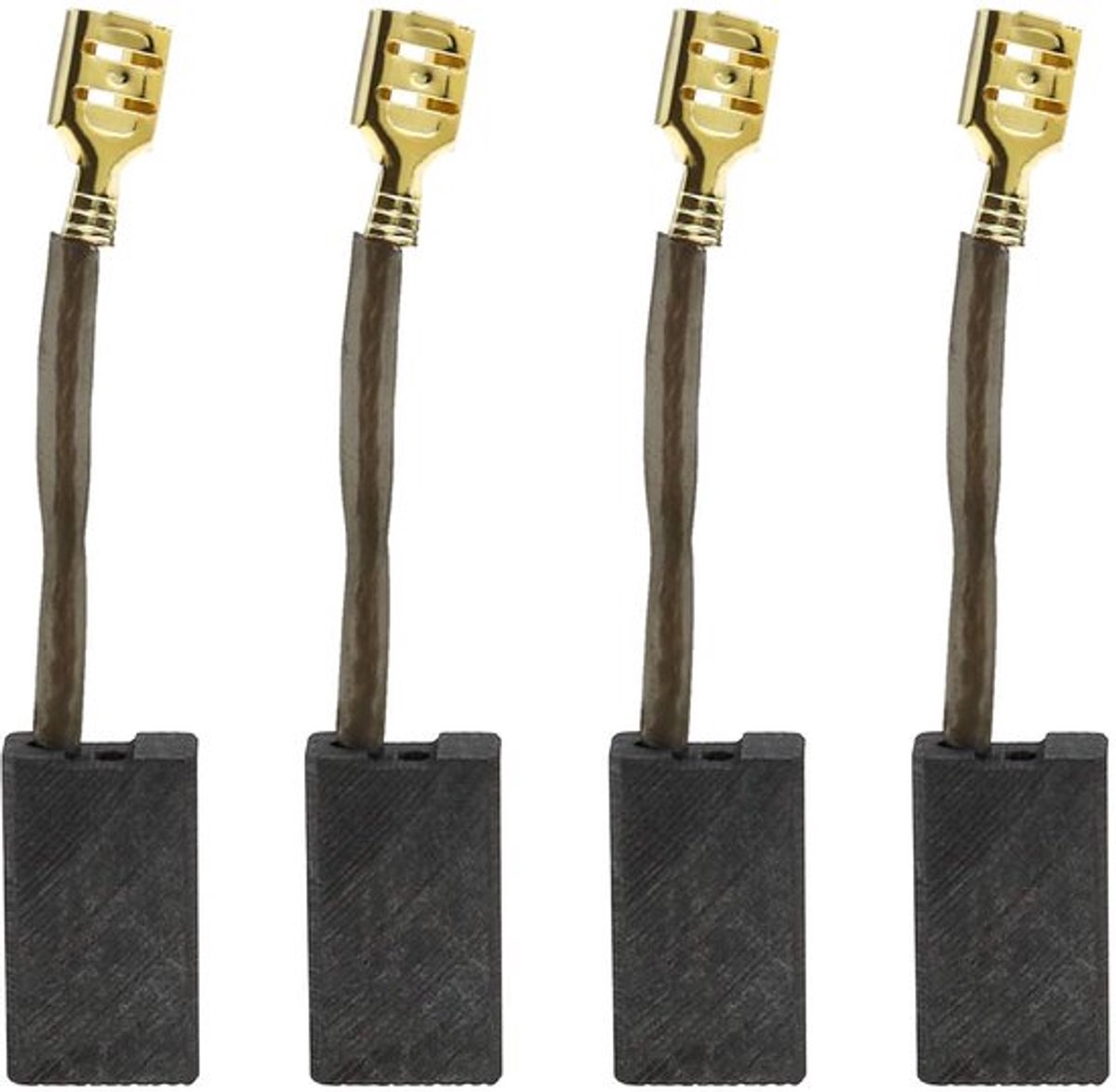 Koolborstels voor Elektrische Hamer - Vervangende Onderdelen - 6,2 x 12,4 x 22 mm - 2 Paar - Hoogwaardige Carbon en Metaal - Compatibel m...