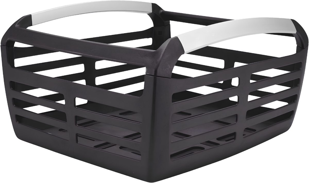 VALI® Fietskrat - Pack 'n Pedal - Fietsmand - Zwart - 40cm x 34cm x 22cm
