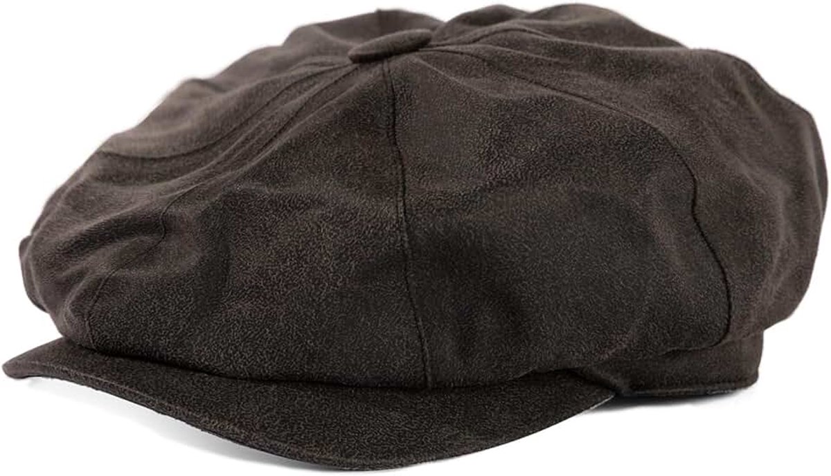 Platte pet voor regenweer - waterdichte stijlvolle pet in Peaky Blinders stijl, ideaal voor wandelen, golf, vissen, schieten, jagen en als racketmuts M-3XL