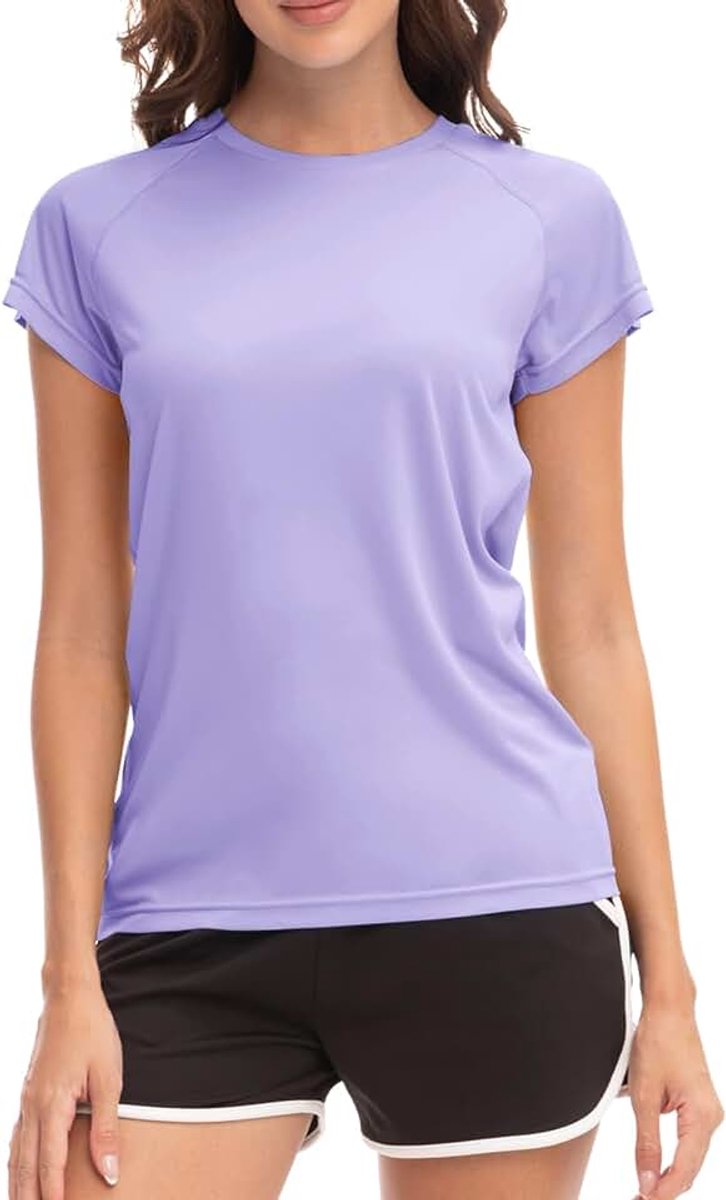Rash Guard UV-shirts, zwemmen, tankini, UPF 50+, korte mouwen, badshirt, badmode shirt