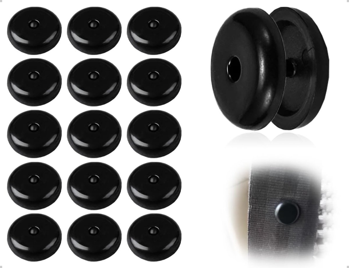 15 stuks veiligheidsgordelstoppers, autogordelgesphouders, antislip gesp, gordeladapter, gordelstophulp gordelstopperknop, veiligheidsgordelclip, gordelhouder auto, gordelstopper (zwart)