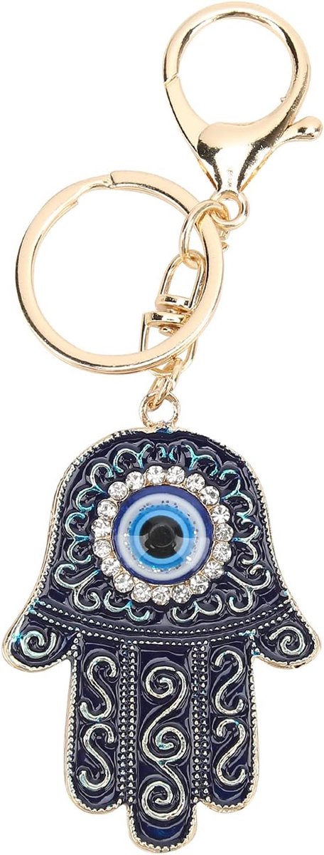 Evil Eye Sleutelhanger, Blauw Oog Amulet, Zegening Cadeau voor Mannen en Vrouwen, Portemonnee, Handtas, Tas