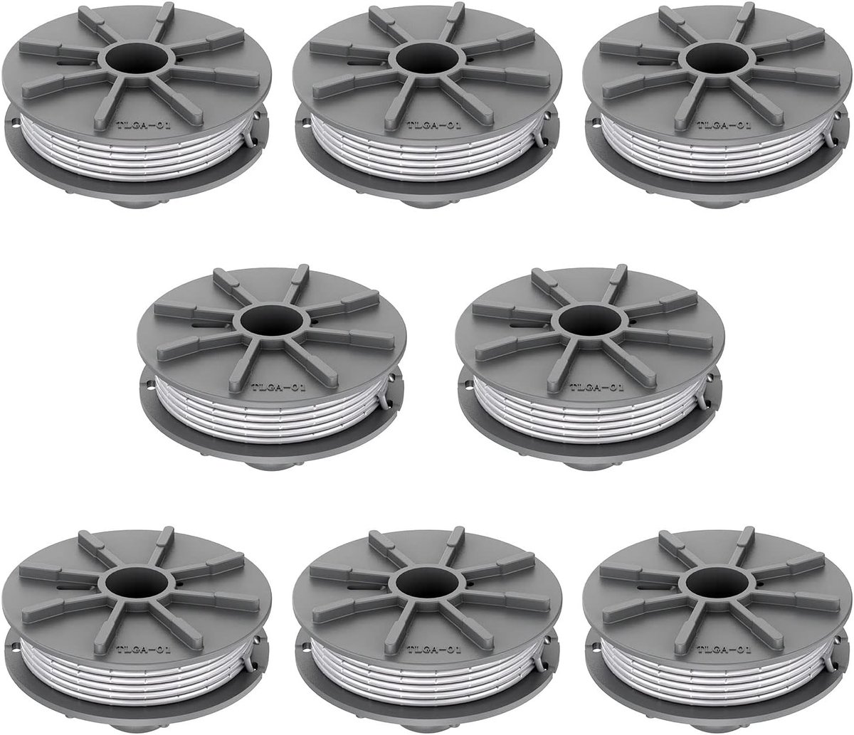 5307-20 Reserve-draadspoel voor grastrimmer Art 8846 8847, Reserve-draadspoel voor Gardena 5307-20 grastrimmerdraad (8 stuks)