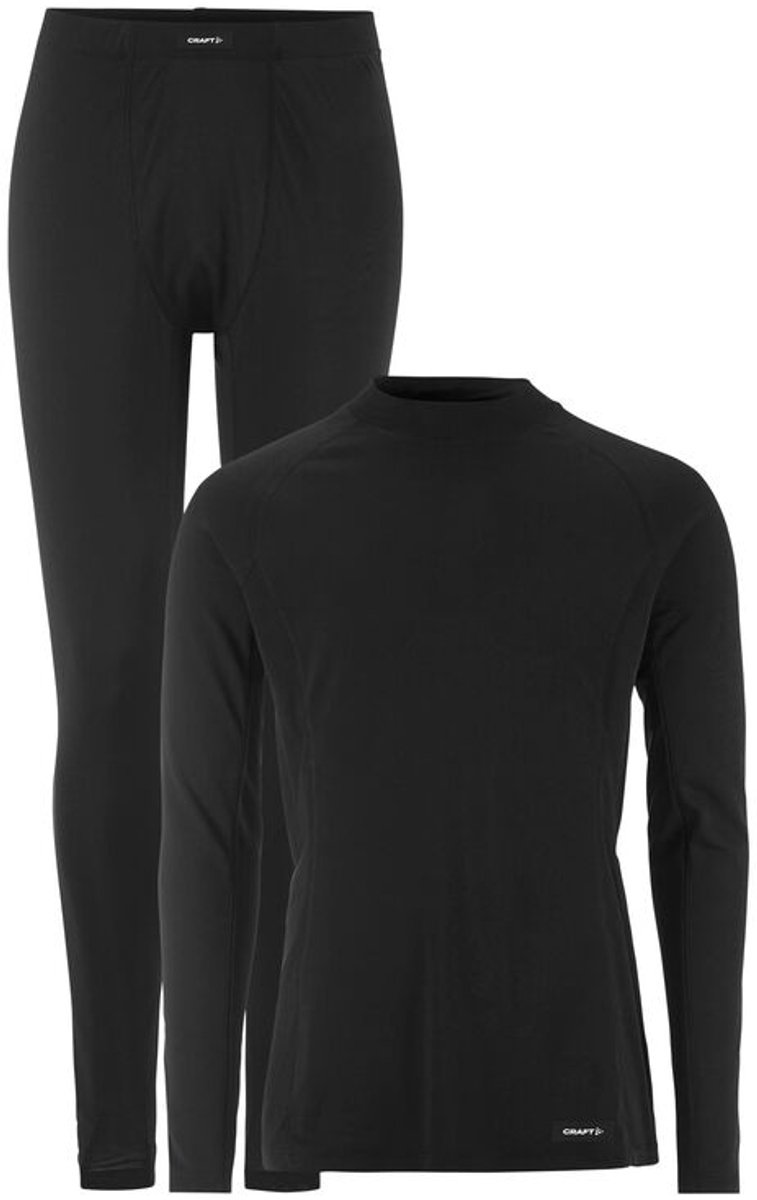 Craft Thermal Baselayer Set 2 M Black - Thermoset