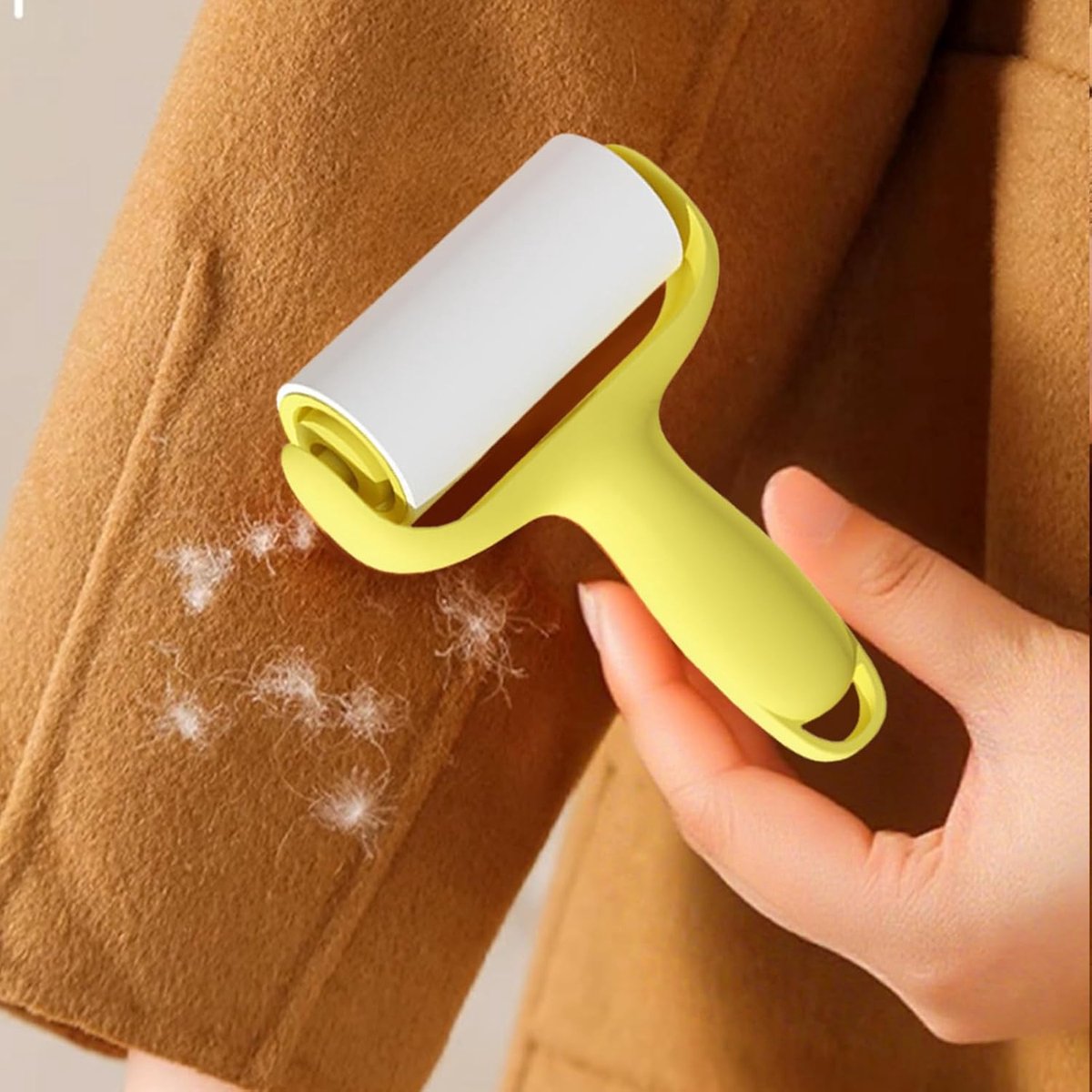 Pluisroller Reisformaat - Kleverige Roller Haarroller - Kleding Reinigen - Ergonomisch Ontwerp - 98 x 78 x 32 cm - Groen