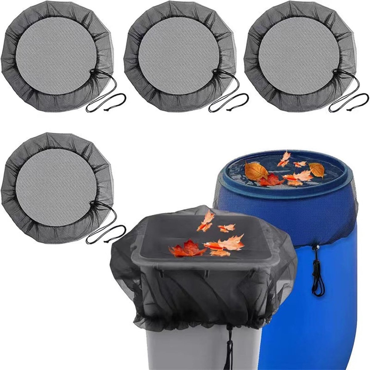 Regentonnet - 95 cm diameter - Watertanknet - 4 Stuks