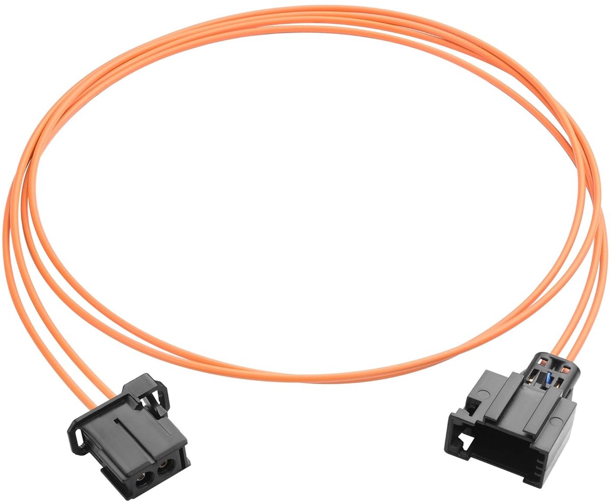 SnelShoppen - Fiber Optic Kabel Auto 1M - Waterproof, Hoge Temperatuur Weerstand, Anti-Trek Sluiting, PBT Audio Versterker, Plug naar Bushing, Voor Vo