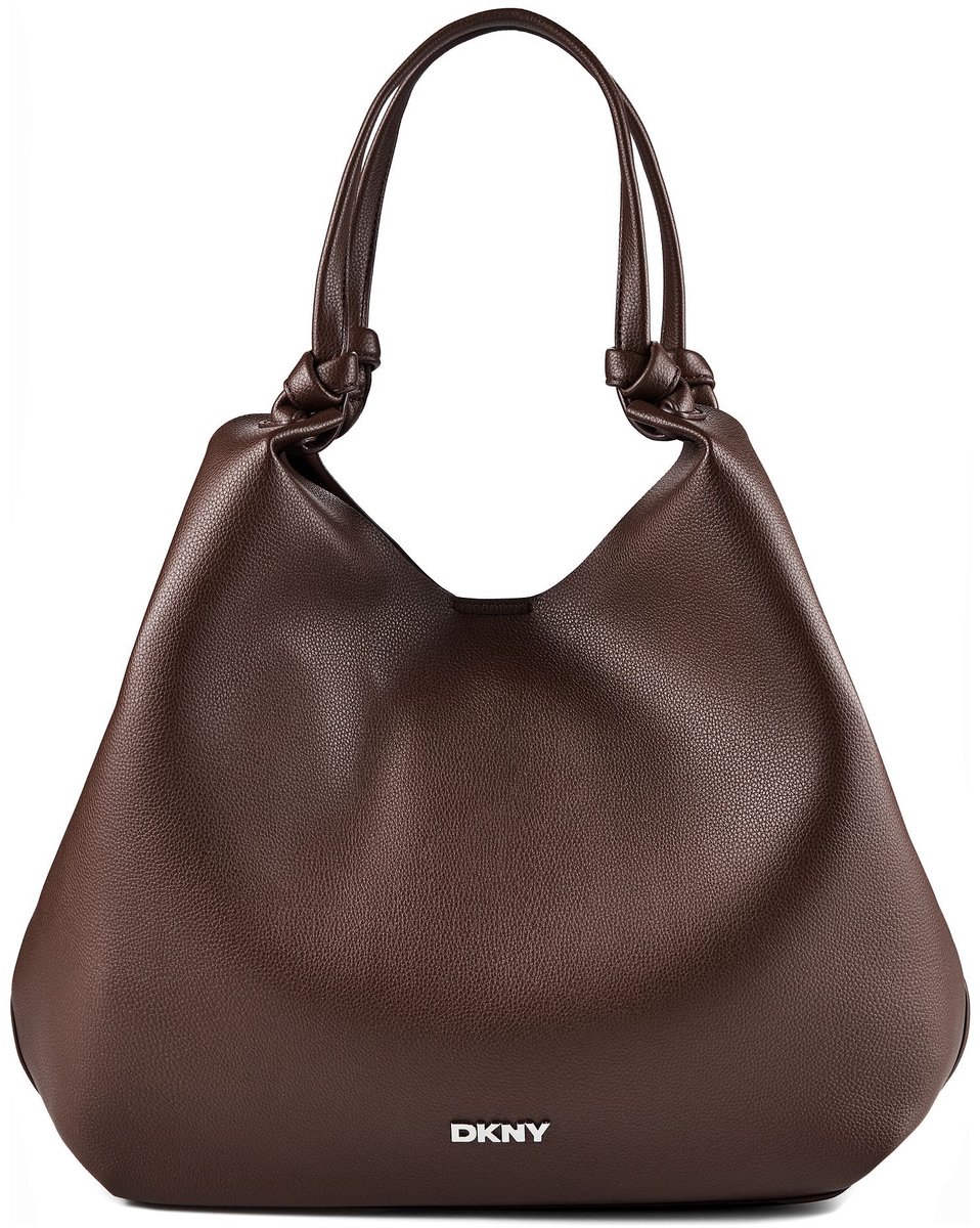 DKNY handtas schoudertas Paula Tote Bag Chocolate donkerbruin
