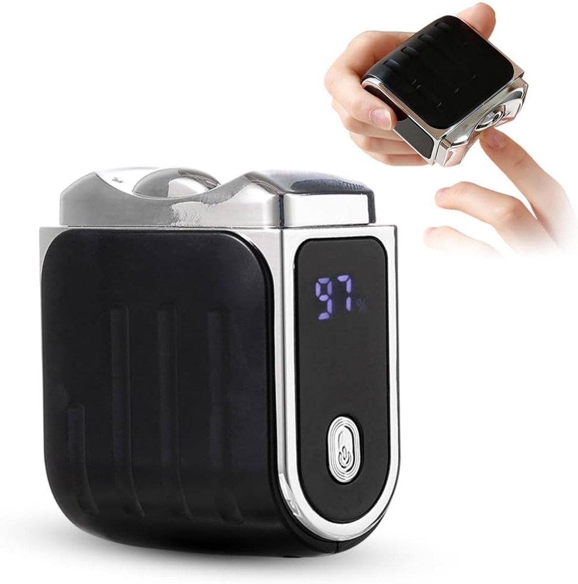 SnelShoppen - Elektrische Nagelknipper met LED Licht - Automatische Nageltrimmer voor Kinderen en Senioren - 3 Snelheden - Veilig en Draadloos - USB T
