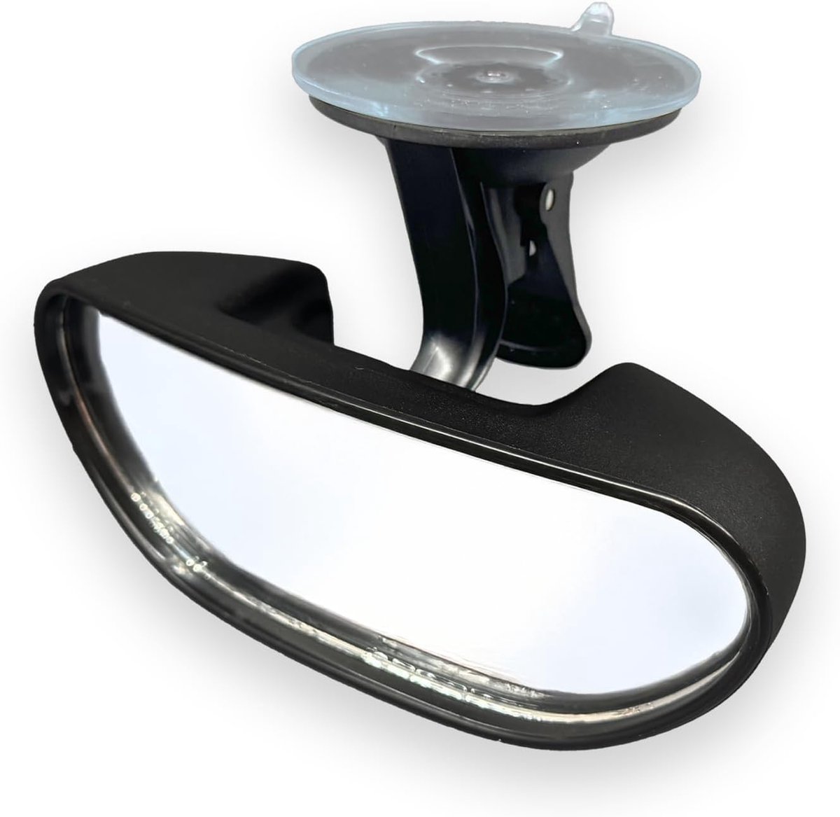 SnelShoppen - Interieur Spiegel met Zuignap - Extra Spiegel voor Auto Binnen, Baby Spiegel, Dode Hoek Spiegel, 360° Rotatable, Breed Hoek, Veiligheid