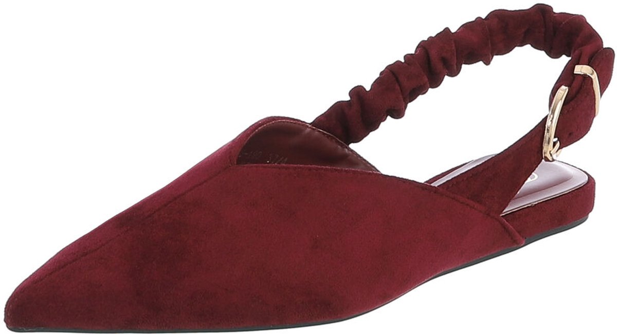 Slingbacks - Spitse neus en gesp - Dames Mt:36