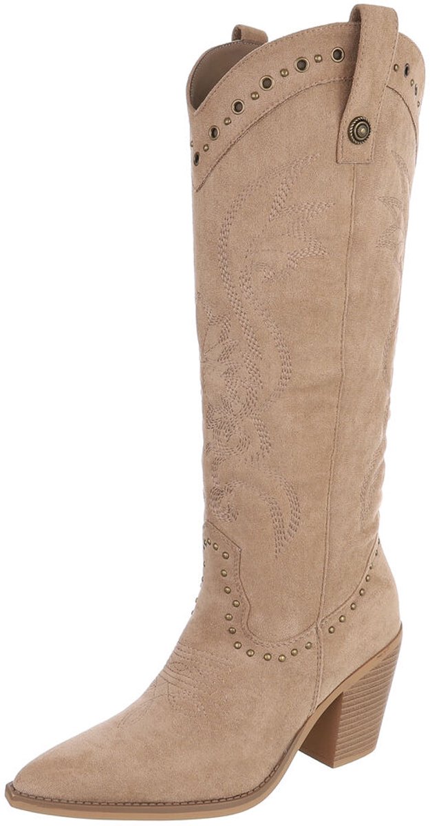 Laarzen - Western stijl en blokhak - Dames Mt:40