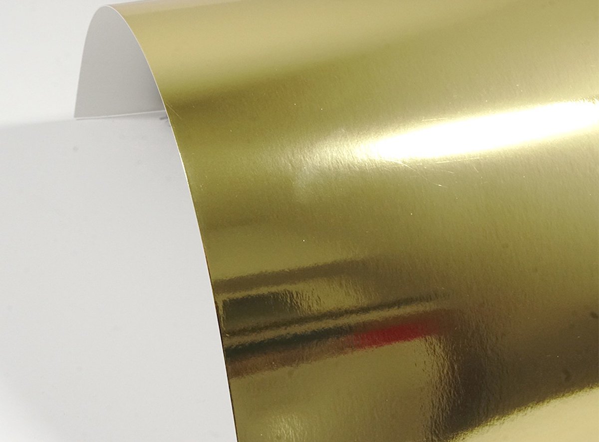 Netuno - goud papier karton - A3 - 29,7 x 42 cm - 10 vellen - 300 gram - Mirror Gold