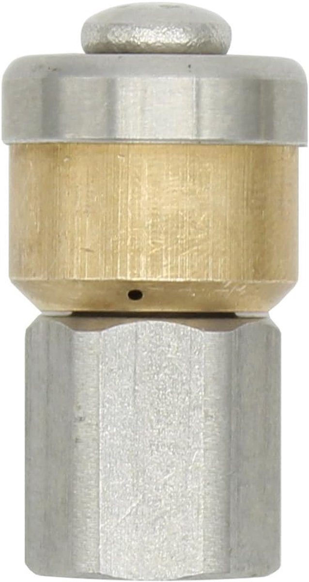 SnelShoppen - 1/8 inch 1/4 inch 3/8 inch Hogedrukreiniger Nozzle 250 Bar - Vrouwelijke Aansluiting - RVS en Messing - Toiletreiniger/Sewage/Hose Gebru