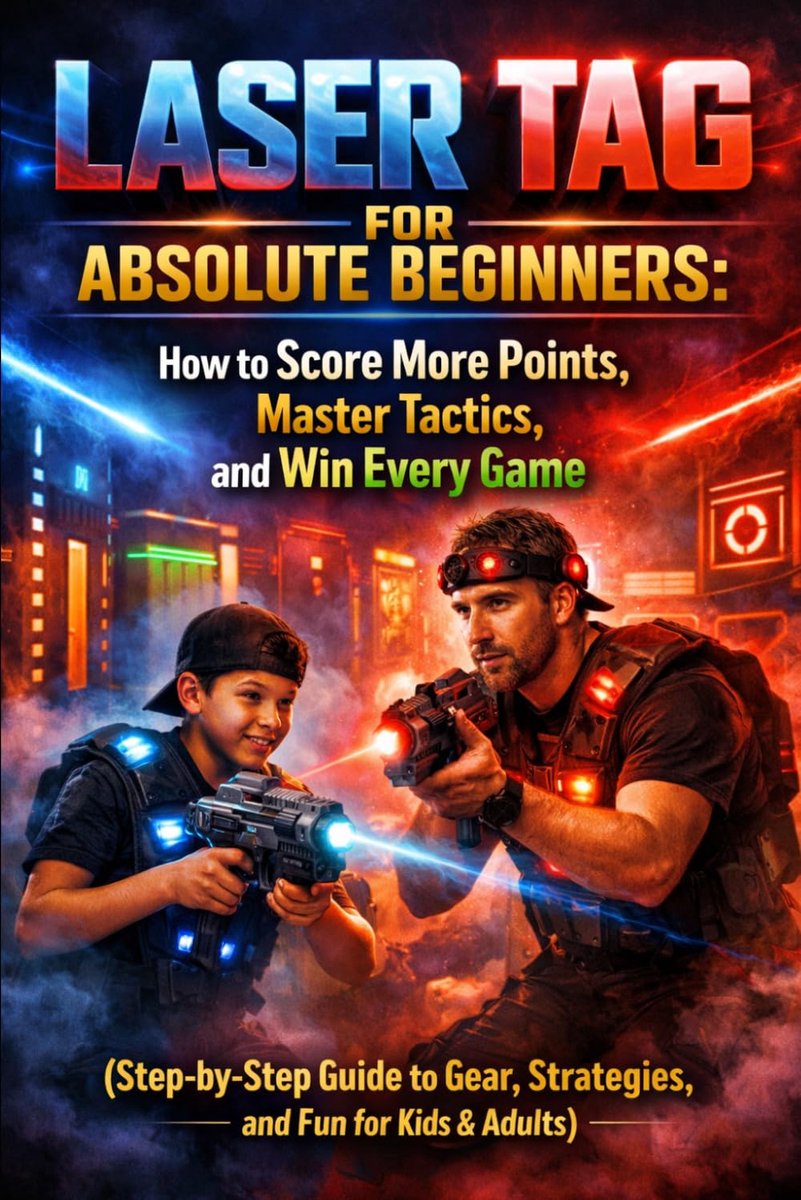 SnelShoppen - Laser Tag voor Beginners - Tactieken, Scoren, Winnen - Complete Gids voor Kinderen en Volwassenen - Perfect voor Feestjes en Buitenactiv