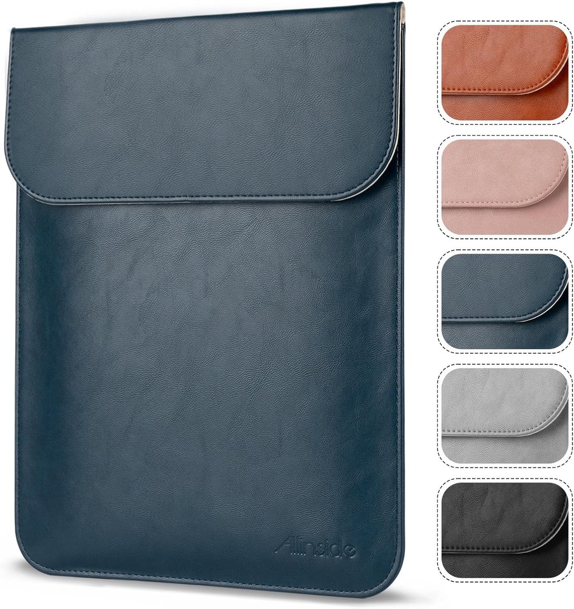 SnelShoppen - Waterdichte Laptop Sleeve 13 Inch voor MacBook Air en Pro - Bescherming, Blauw, Geschikt voor 2022-2025 Modellen, Perfect voor Thuis en