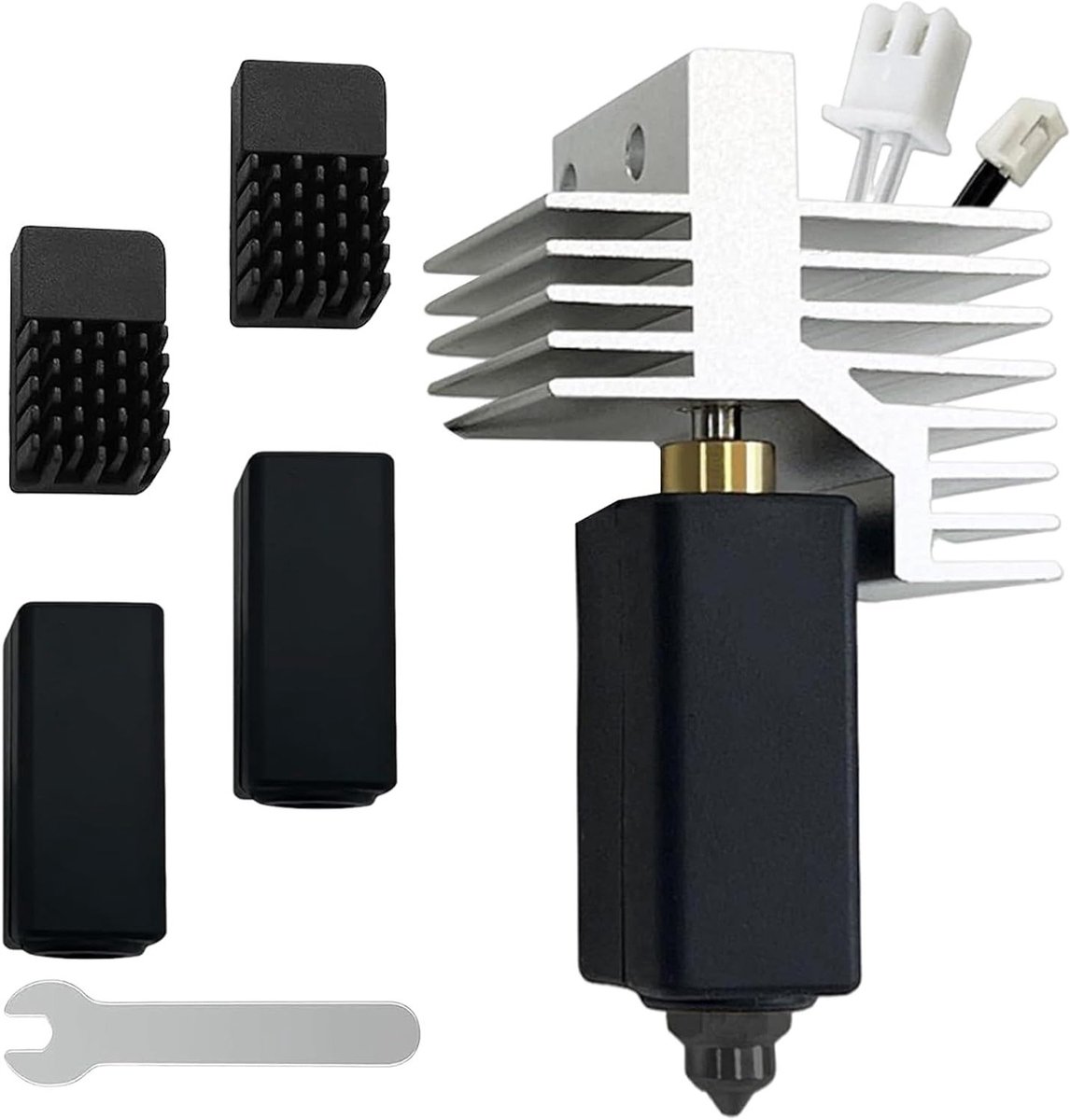 Upgrade naar een Carbon Ceramic Hotend voor 3D-printers, 0,4 mm printkop voor hoogwaardige prints en betere warmtegeleiding