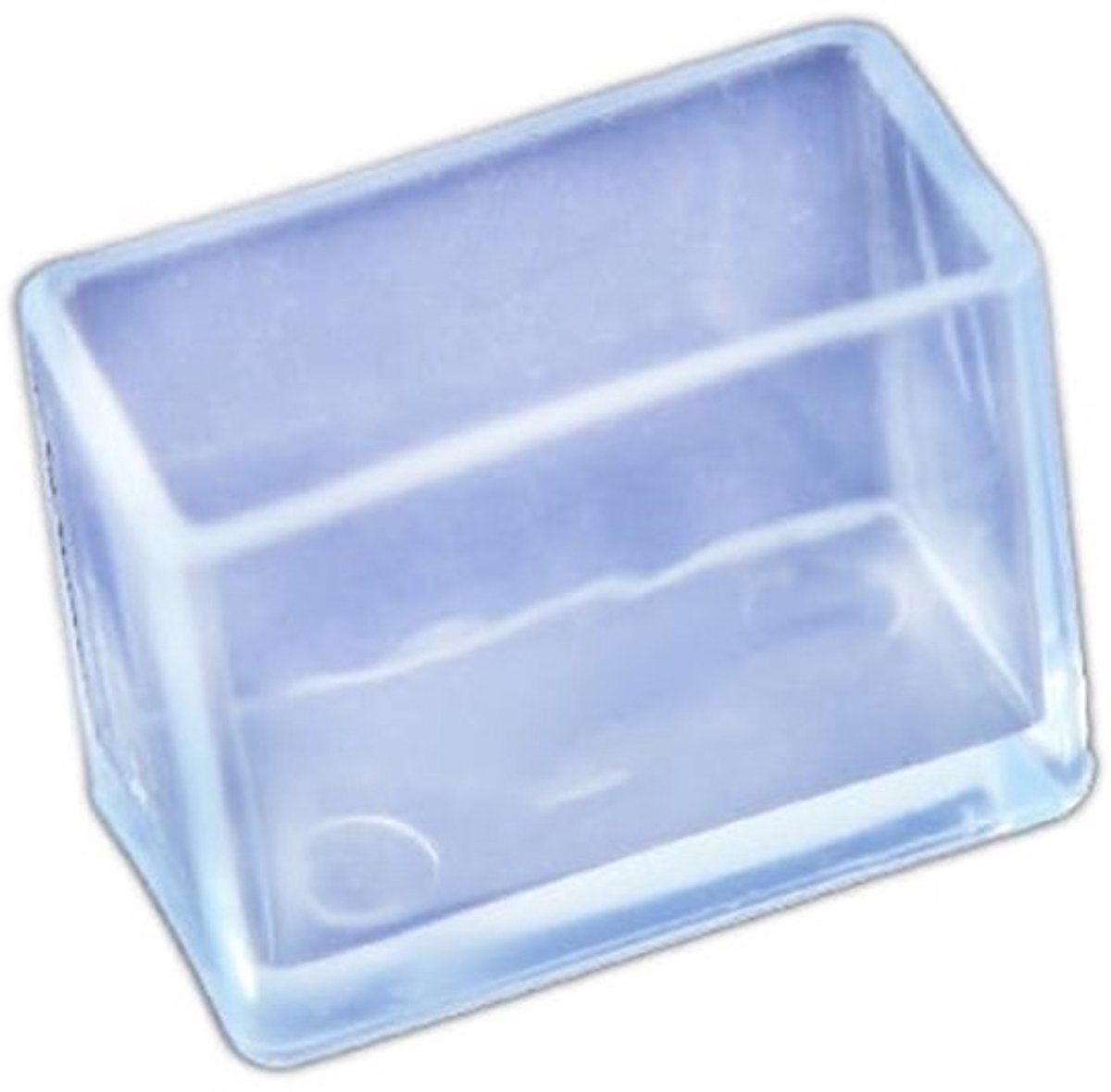 Stoelpootdoppen - 20 Stuks - Beschermkappen voor Stoelpoten - Transparant PVC - Rechthoeki