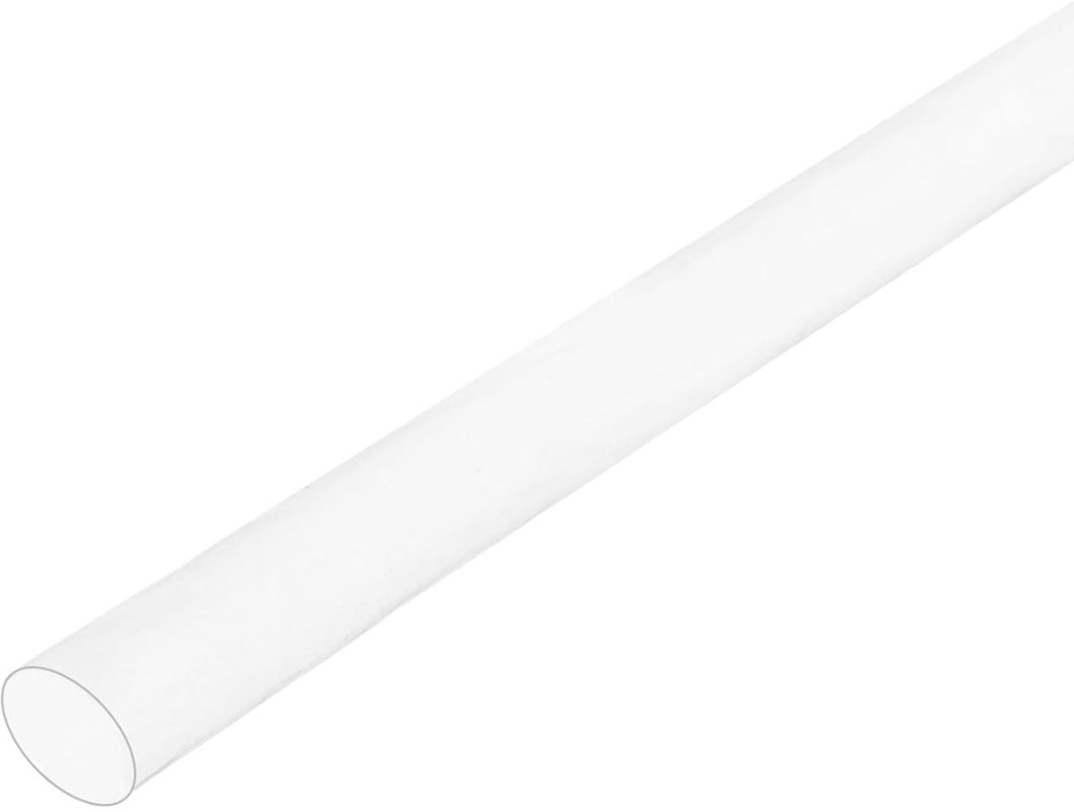 SnelShoppen - 1m PTFE Heat Shrink Tubing 6mm Binnen Diameter, 4:1 Krimpverhouding, Transparante Kabelslang, Waterdichte Isolatie, Voor Reparatie en Be