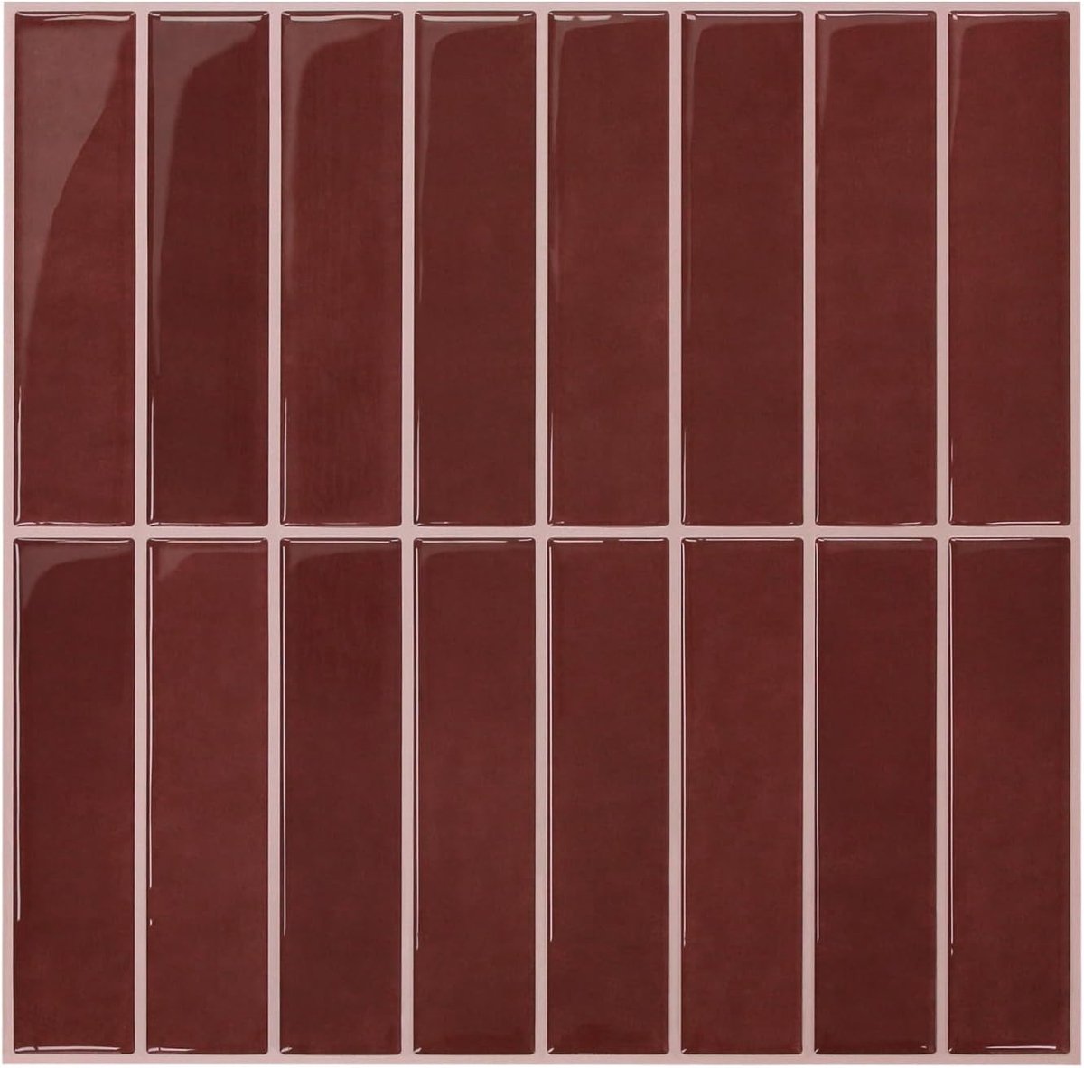 SnelShoppen - Zelfklevende Splash Guard voor Keuken en Badkamer, 3D Subway Tegelstickers - 10 Stuks 30.5 x 30.5 cm, Hoogwaardige PVC Wandtegels, Water