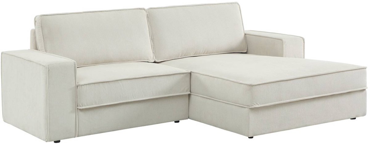 sweeek - Rechter hoekbank corduroy met 3 zitplaatsen - chill