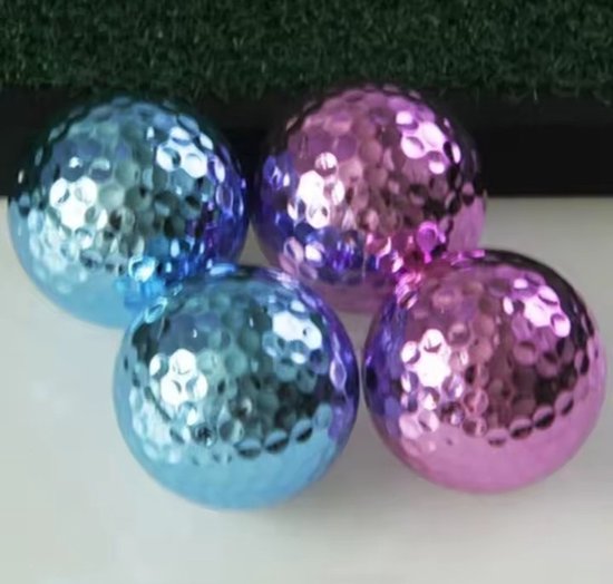 Blauwe Golfbal – Oefengolfbal – Trainingsbal – Kunststof – 42 mm – 1 Stuk — afbeelding 3