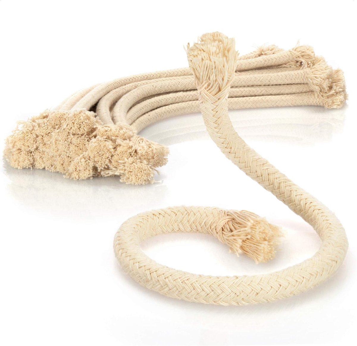SnelShoppen - 20x Vervangende Wick voor Olielampen en Tuin Fakkels - 30cm x Ø 8mm - Ideaal voor Feest, Camping en Tuin