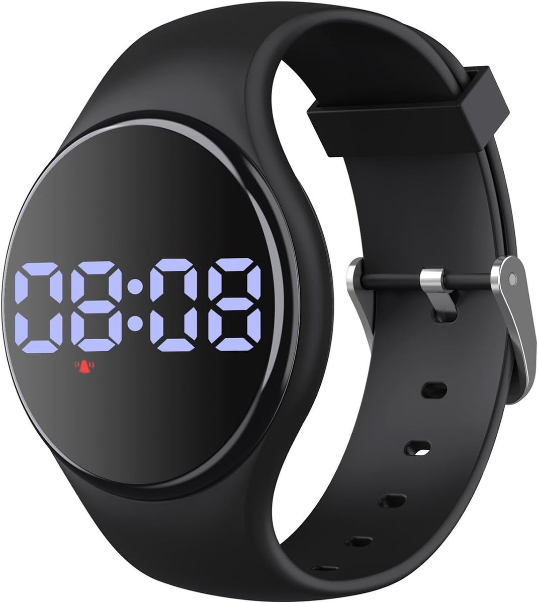 Thijox - Trilalarm Armband - Herinnering Horloge - Eenvoudige Stappenteller - Ideaal voor Joggen, Wandelen, Hardlopen - Discreet en Geruisloos - Drink