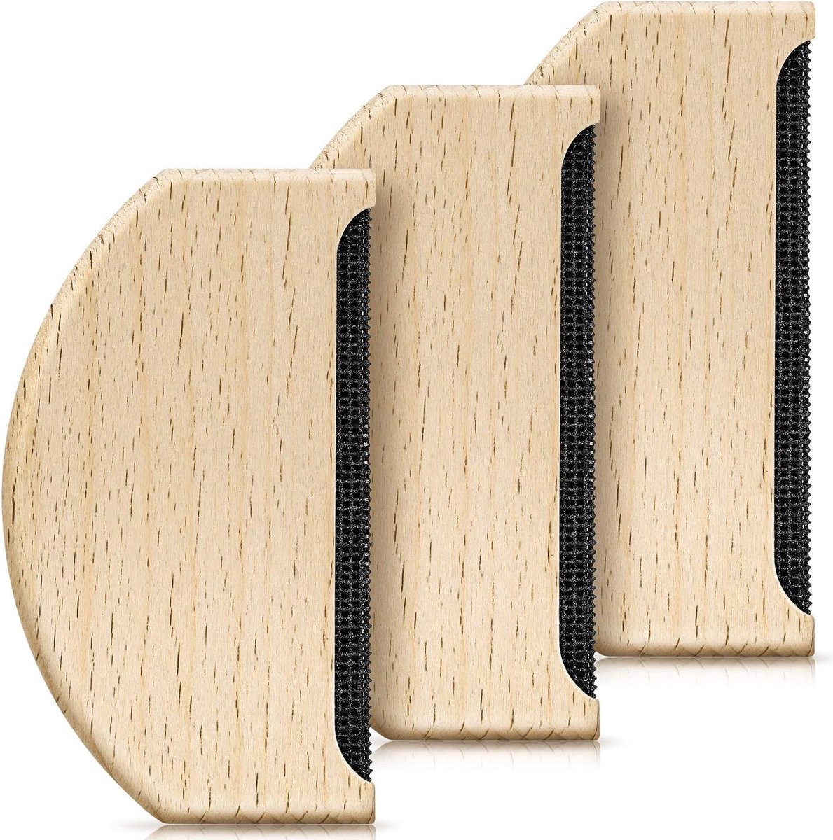 SnelShoppen - Cashmere Comb Sweater Shaver - Houten Pilling Verwijderaar voor Kleding, Lint Remover, Handmatige Wolborstel voor Donsjassen, Trui, Scha