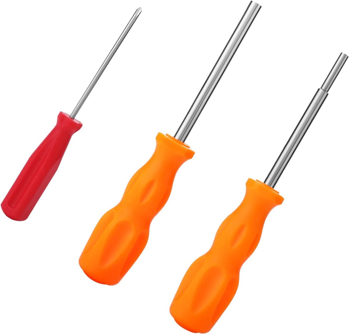 3-delige veiligheidsschroevendraaierset met 3.8mm, 4.5mm en 2.5mm triwing voor het openen van Super Nintendo, SNES, NES en N64 spelcartridges