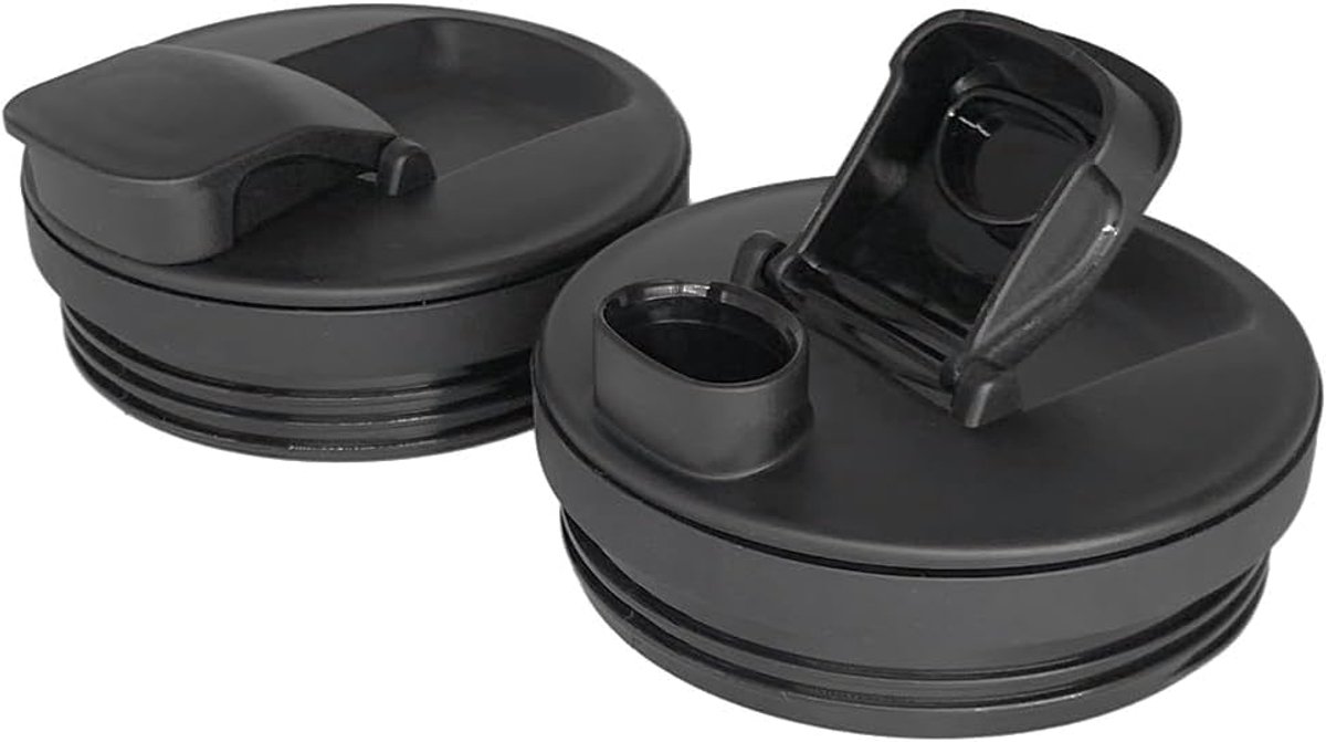 SnelShoppen - 2 Pack 9.5cm Travel Valve Covers voor Ninja Blender Cups - Compatibel met Auto-iQ 12oz/18oz/24oz/32oz - Ideaal voor Smoothies en Reizen