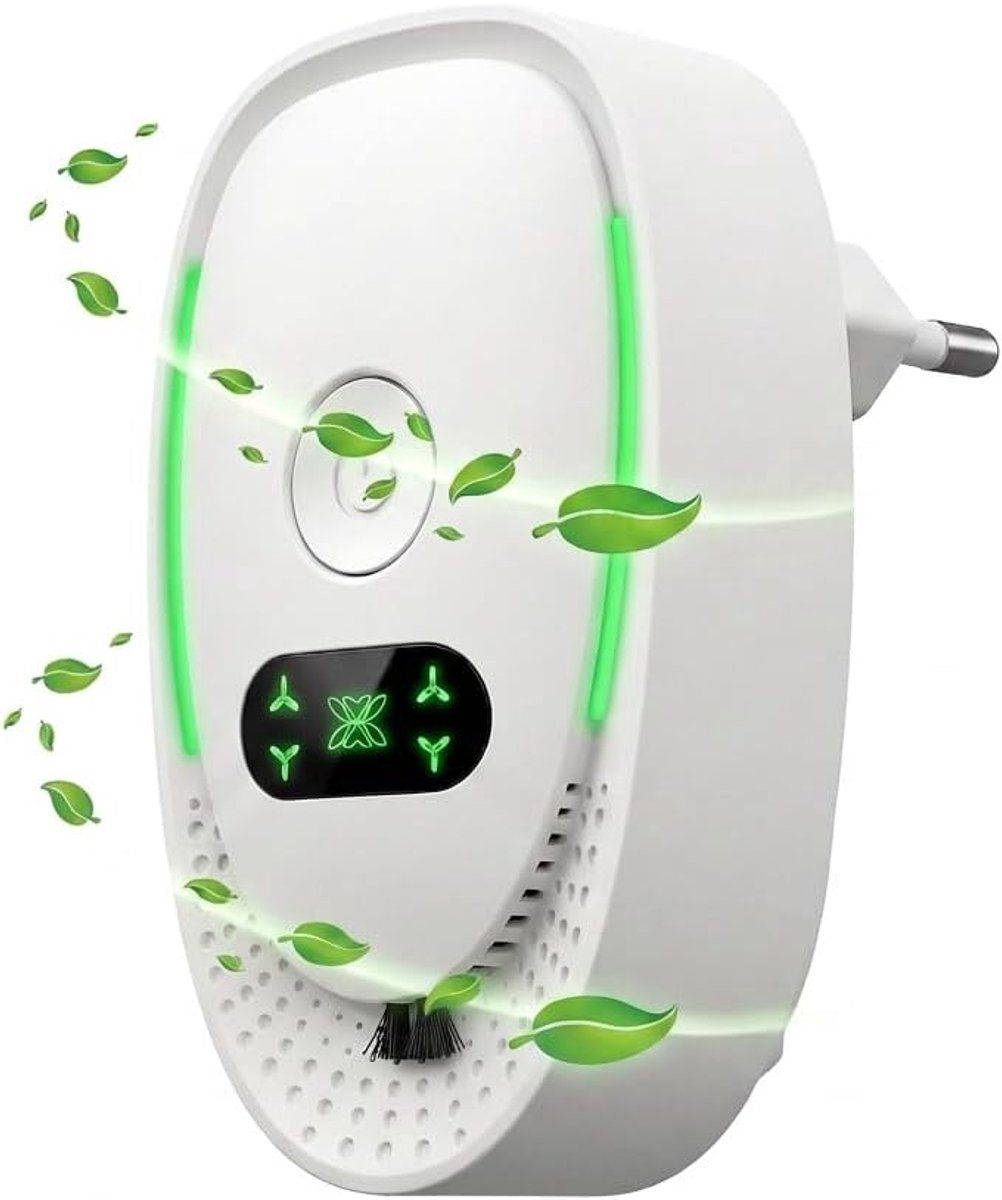 SnelShoppen - Mini Luchtreiniger met Negatieve Ionen Technologie, Geluidloos en Energiezuinig voor Slaapkamer, Kantoor en Huisdieren - LED Indicator,