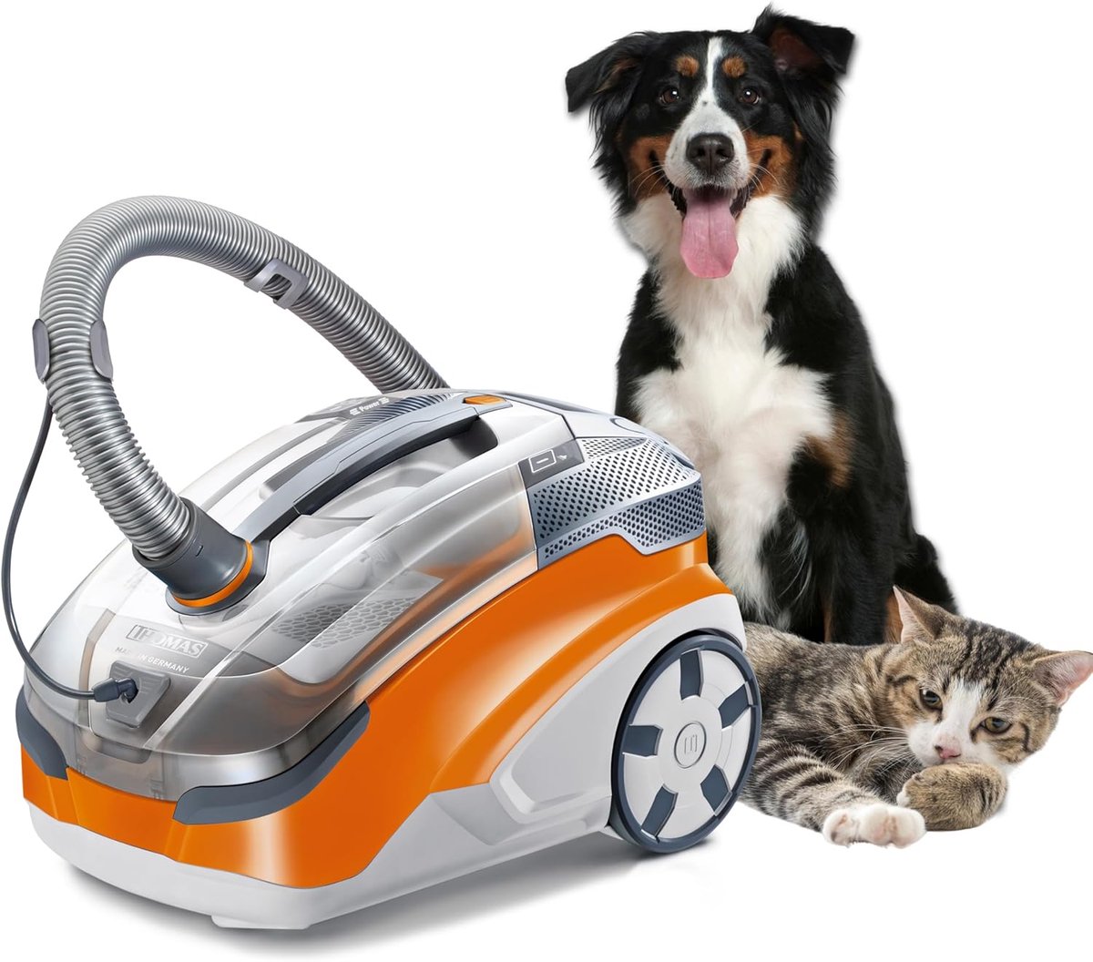 SnelShoppen - Draadloze Stofzuiger voor Huisdieren met Aqua Filter, 1700 Watt, Voor Hardvloeren, Tapijten en Bekleding, Nat en Droog Reinigen, Ideaal