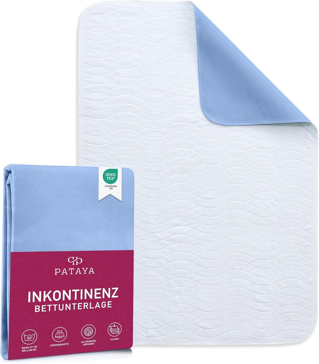 SnelShoppen - Waterdichte Matrasbeschermer 40x50 cm - Incontinentiepad - Wasbare, Ademend, Medisch Kwaliteit - Ideaal voor Kinderen, Huisdieren en Oud