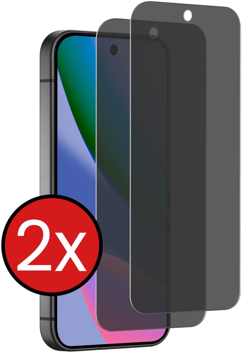Screenprotector - 2 Stuks - Geschikt voor Google Pixel 11 Pro XL - Privacy Filter - Beschermglas - Gehard Glas - Tempered Glass - Screen Protector