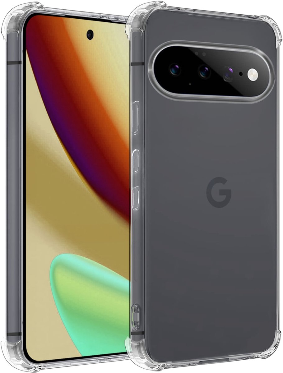 Hoesje - Geschikt voor Google Pixel 11 Pro - Sterk & Shockproof - Siliconen Case - Back Cover - Telefoon Hoes Shock Proof - Telefoonhoesjes - Transparant