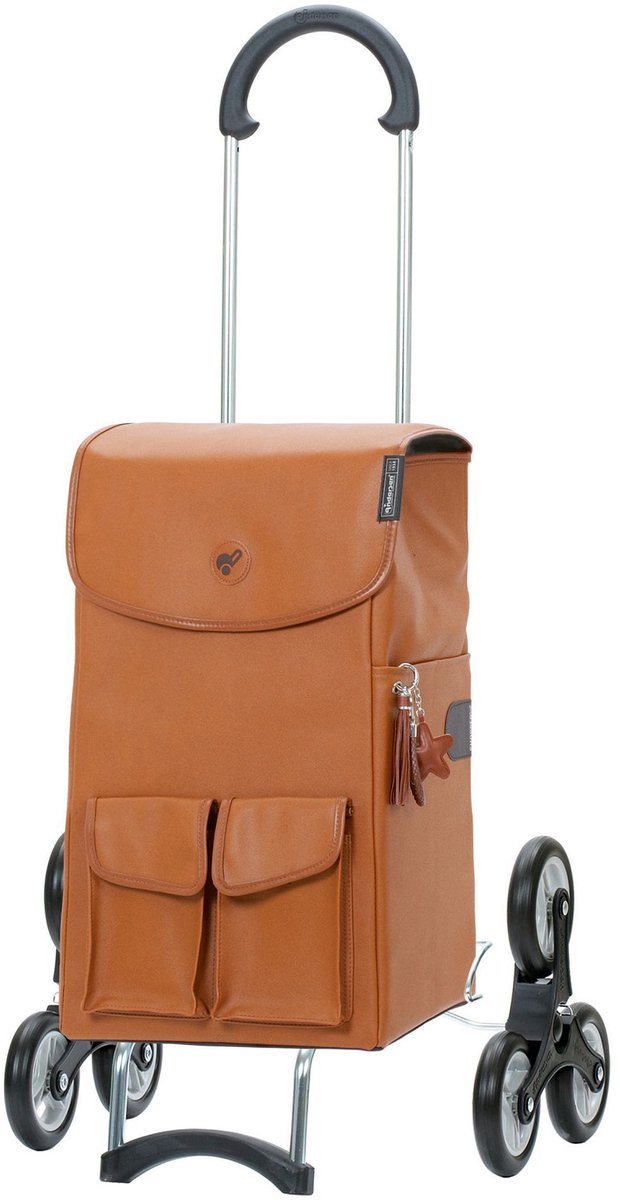 Andersen Shopper Treppensteiger Scala Shopper Abbo Winkelwagen 54 cm - 39 L - braun