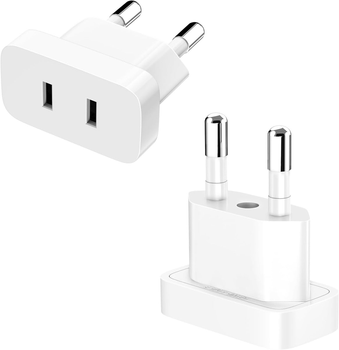 Thijox - VIEVRE EU-Stekkeradapter - US Naar EU Adapter Voor Stopcontacten - Geschikt Voor Japan, Duitsland, VS, Canada en Meer - Universele Reisadapte